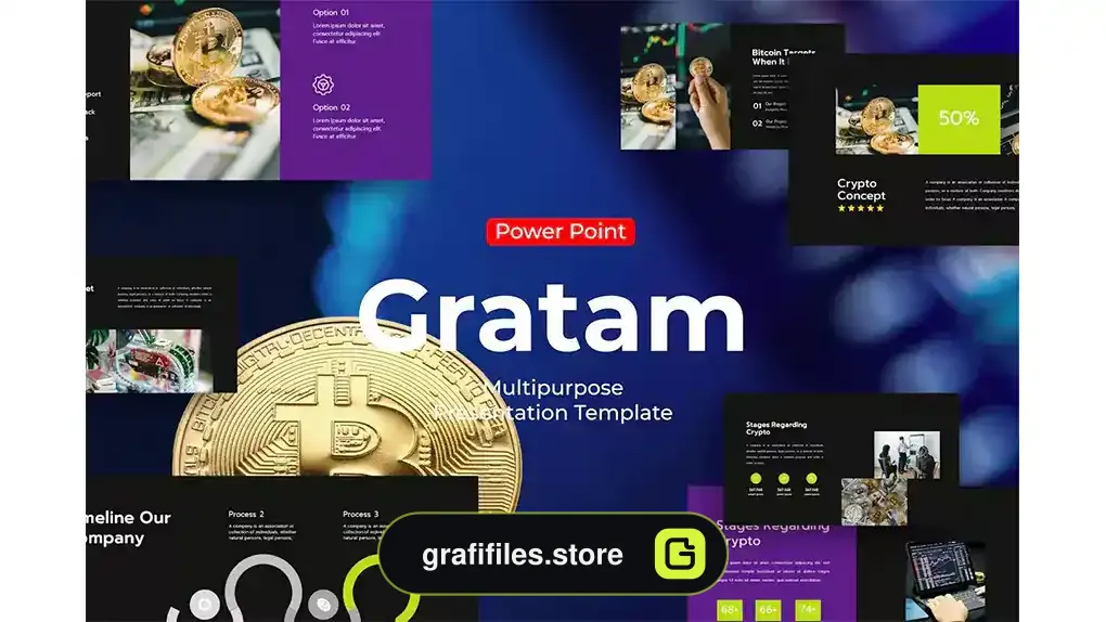 قالب پاورپوینت Gratam - PowerPoint Template