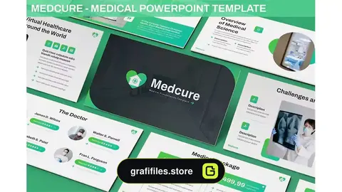 قالب پاورپوینت پزشکی Medcure - Medical Powerpoint Template