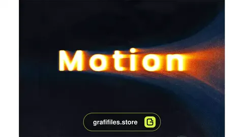 افکت متن متحرک Motion Editable Text Effect