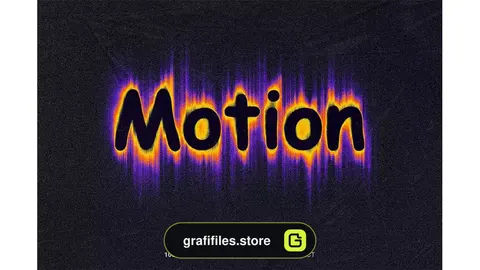 افکت متن متحرک Motion Editable Text Effect