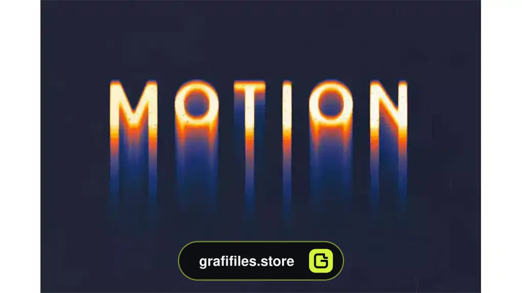افکت متن متحرک Motion Gradient Text Effect