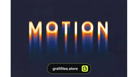 افکت متن متحرک Motion Gradient Text Effect
