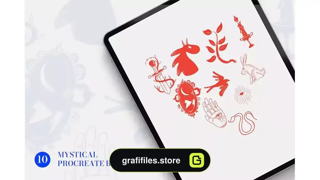 براش پروکریت Mystical Procreate Brushes