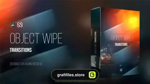 ترانزیشن داوینچی ریزالو Object Wipe Transitions for DaVinci Resolve
