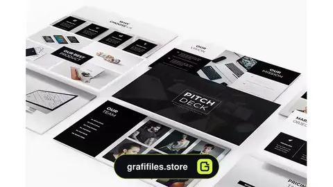 قالب پاورپوینت Pitch Deck Powerpoint Template