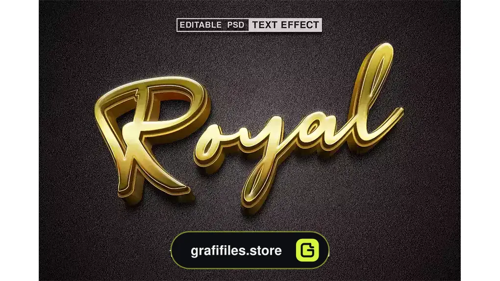 افکت متن Royal Editable Text Effect