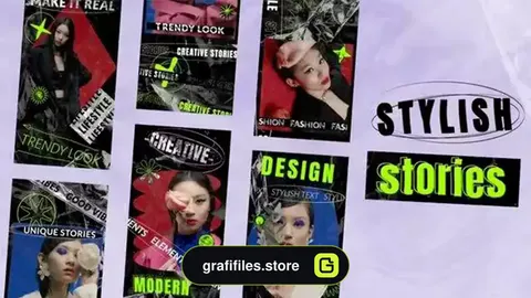پروژه فاینال کات استوری اینستاگرام Stylish Social Media Stories