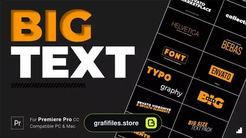 پروژه پریمیر انیمیشن متن Text Animation