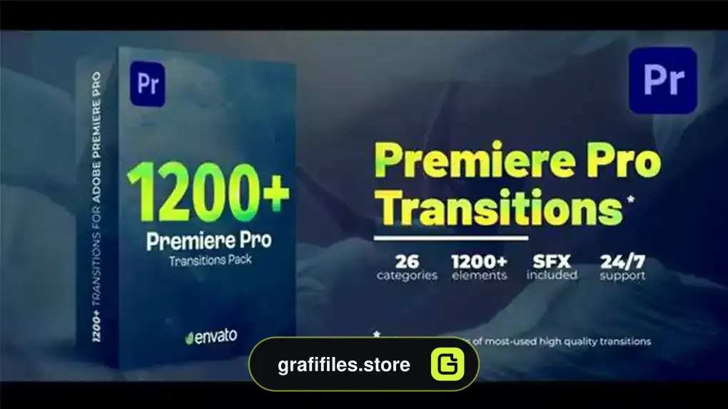دانلود 1200 ترانزیشن پریمیر Transitions