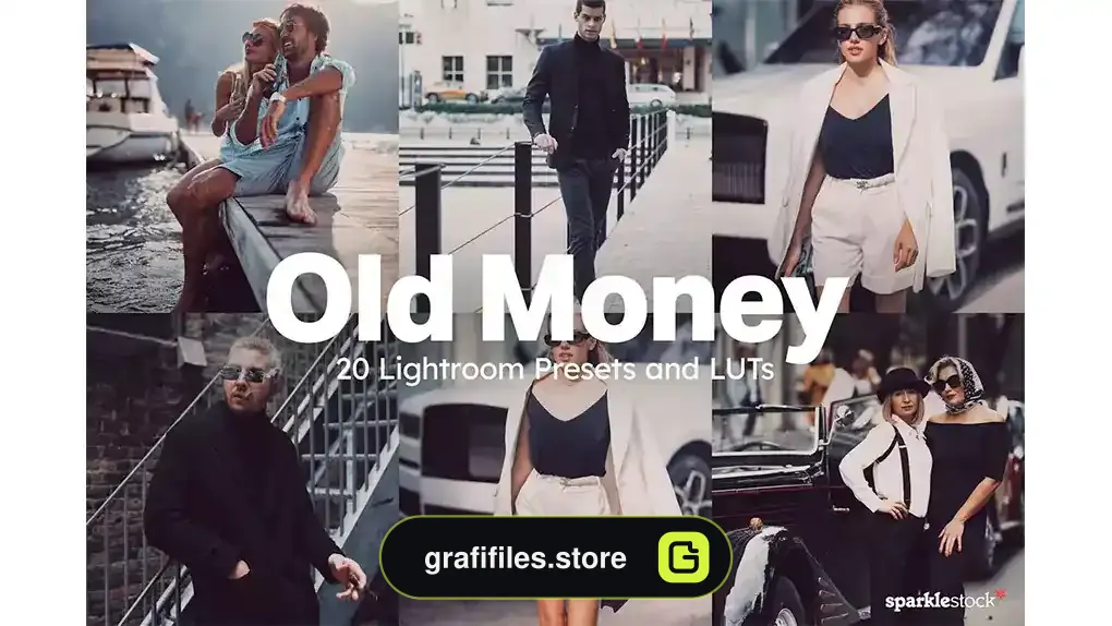 دانلود 20 پریست لایتروم Old Money Lightroom Presets and LUTs