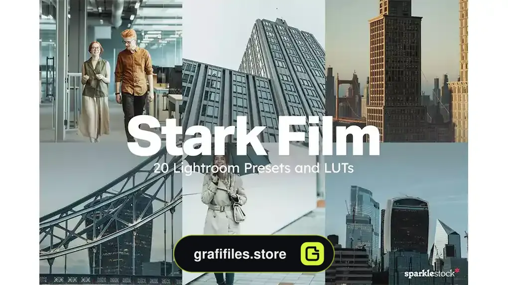 دانلود 20 پریست لایتروم Stark Film Lightroom Presets and LUTs