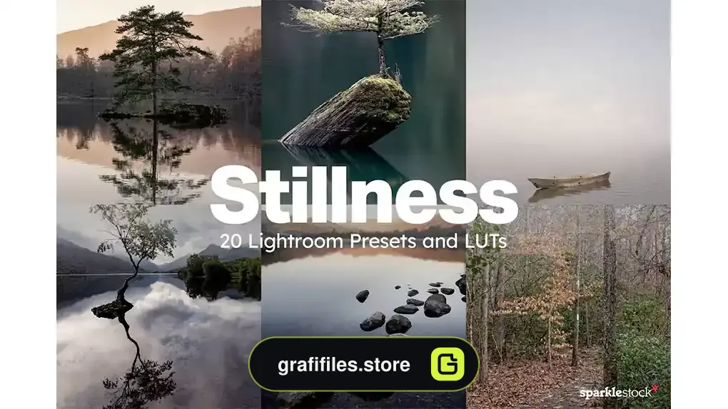 دانلود 20 پریست لایتروم Stillness Lightroom Presets and LUTs
