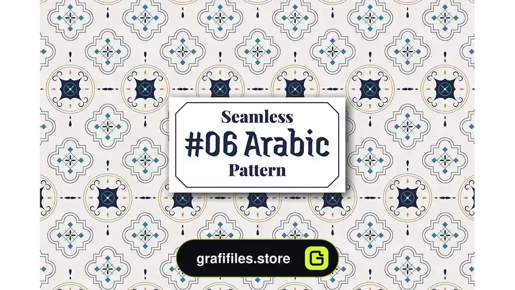 پترن عربی Arabic Seamless Pattern 6