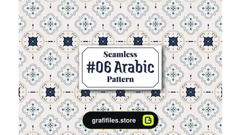 پترن عربی Arabic Seamless Pattern 6
