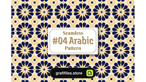 پترن عربی Arabic Seamless Pattern 4