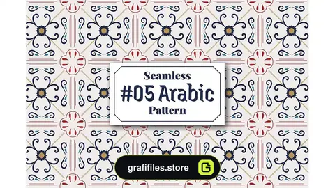 پترن عربی Arabic Seamless Pattern 5