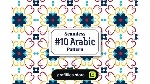 پترن عربی Arabic Seamless Pattern 10