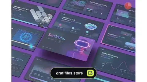 قالب پاورپوینت هوش مصنوعی Artificial Intelligence and Web3 PowerPoint