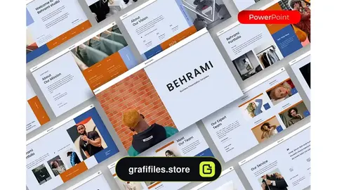 قالب پاورپوینت کسب و کار Behrami-Business PowerPoint Template