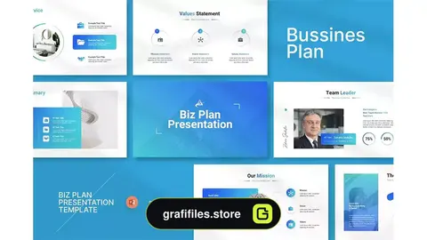 قالب پاورپوینت طرح تجاری Business Plan Presentation Template