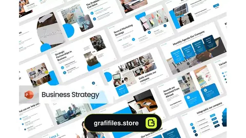 قالب پاورپوینت تجاری Business Strategy Presentation