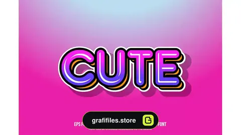 افکت متن کارتونی Cartoon Text Effect