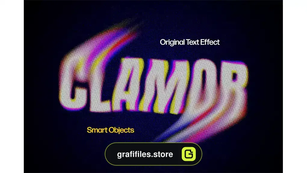 افکت متن CRT Screen Distortion Text Effect