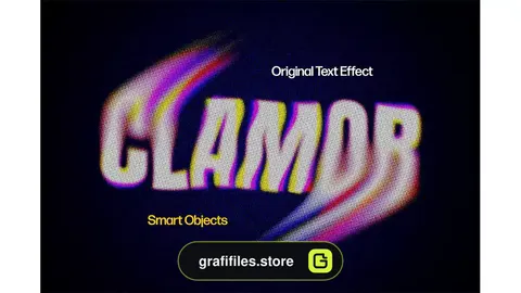 افکت متن CRT Screen Distortion Text Effect