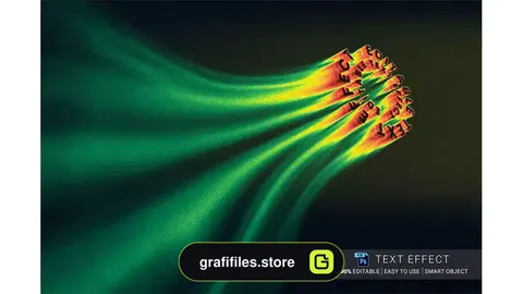 افکت متن Cycle Text Melting Effect