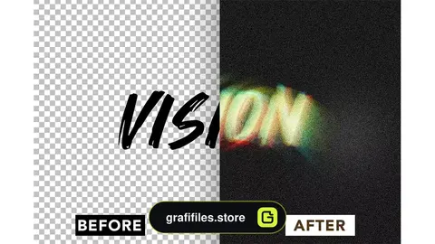 افکت متن تار Defused Blurry Text Effect