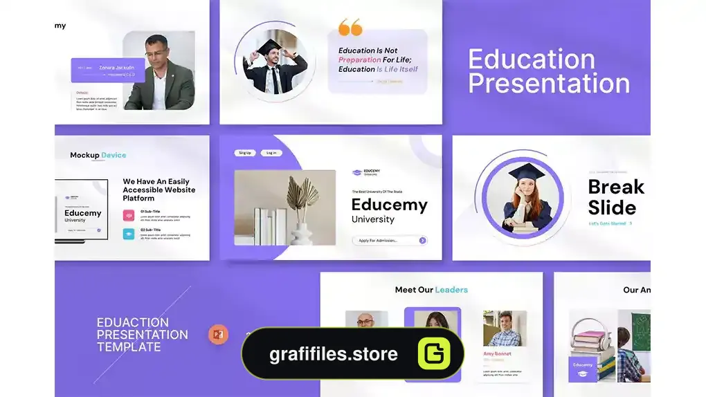 قالب پاورپوینت درسی Education Presentation Template