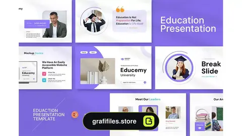 قالب پاورپوینت درسی Education Presentation Template