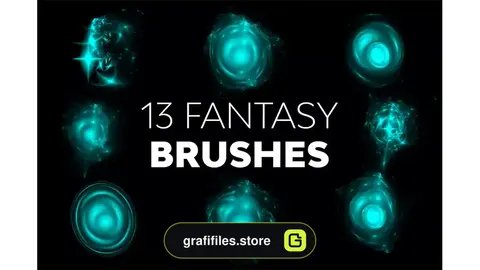 دانلود 13 براش فتوشاپ فانتزی Fantasy Brushes
