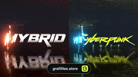 پروژه افترافکت نمایش لوگو با افکت گلیچ Glitch FX Logo Reveal