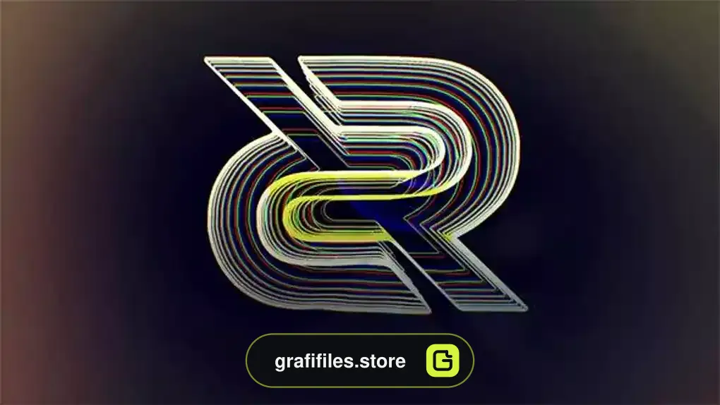 لوگو موشن پریمیر Glitch Logo