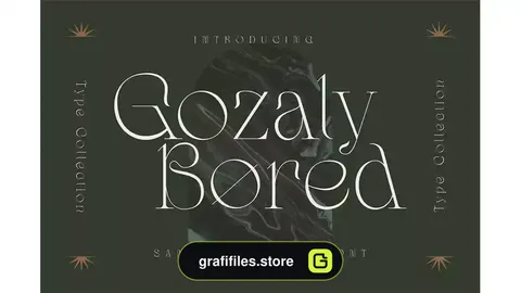 فونت انگلیسی کلاسیک Gozaly Bored