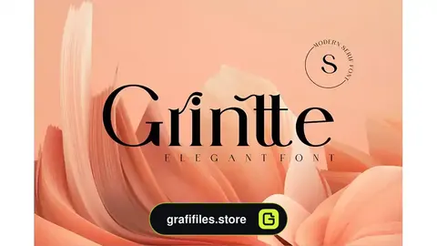 فونت انگلیسی کلاسیک Grintte Elegant Serif Font