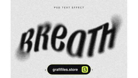 افکت متن گرانج Grunge Dissolving PSD Text Effect