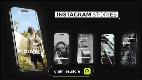 پروژه افترافکت استوری اینستاگرام Instagram Stories 2