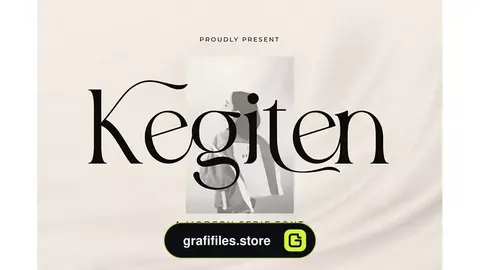 فونت انگلیسی مدرن Kegiten