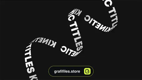 پروژه افترافکت تایتل Kinetic Titles