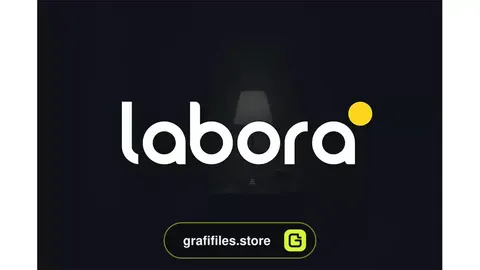 فونت انگلیسی مدرن Labora Rounded Font