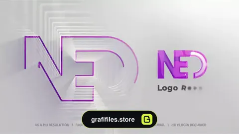 لوگو موشن افترافکت Logo Sting 2