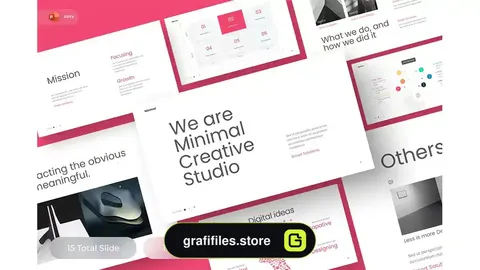 قالب پاورپوینت تجاری مینیمال