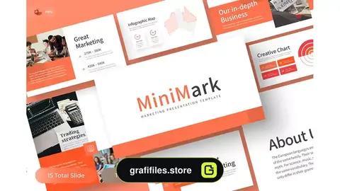 قالب پاورپوینت بازاریابی Minimark - Marketing PowerPoint Template