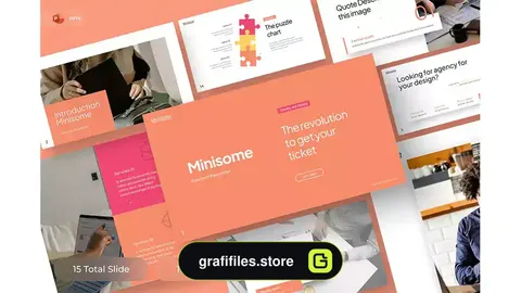 قالب پاورپوینت تجاری Minisome - Business PowerPoint Template