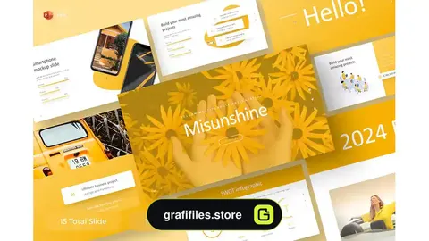قالب پاورپوینت چند منظوره Misunshine - Multipurpose PowerPoint Template