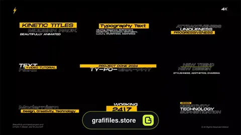 پروژه فاینال کات تایتل مدرن Modern Titles 5,0 | FCPX