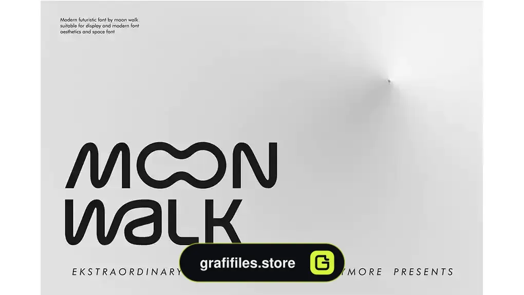 فونت انگلیسی مدرن Moon Walk | Futuristic Modern Fonts