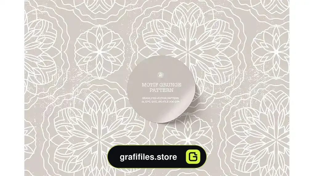 پترن گل Motif Grunge Wallpaper